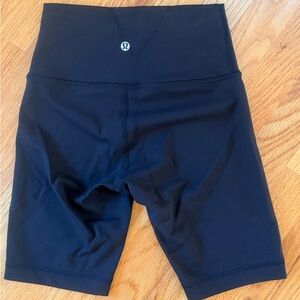 Lululemon Athletica Black High-Waist Bike Shorts